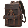 ArcStrap Leather Backpack