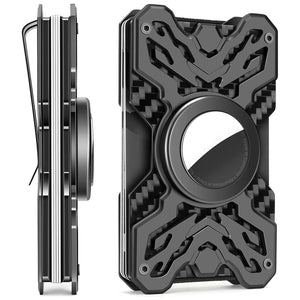 Thumbnail for CarbonShield Minimalist AirTag Wallet - Moderno Collections