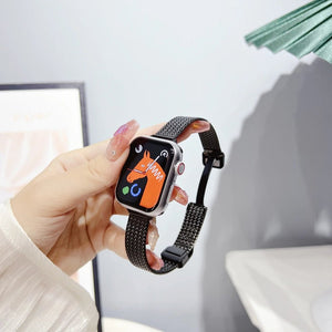 Thumbnail for Chic Ultra-Thin Stainless Steel Apple Watch Band for Women - Moderno Collections