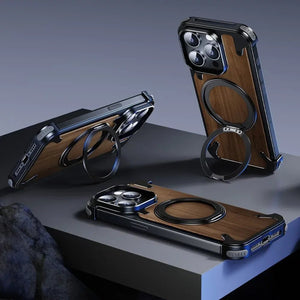 Thumbnail for EdgeX Walnut Magnetic MagSafe iPhone Case - Moderno Collections
