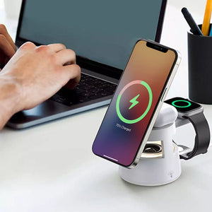 Thumbnail for GlowSync 5 - in - 1 MagSafe Wireless Charger - Moderno Collections