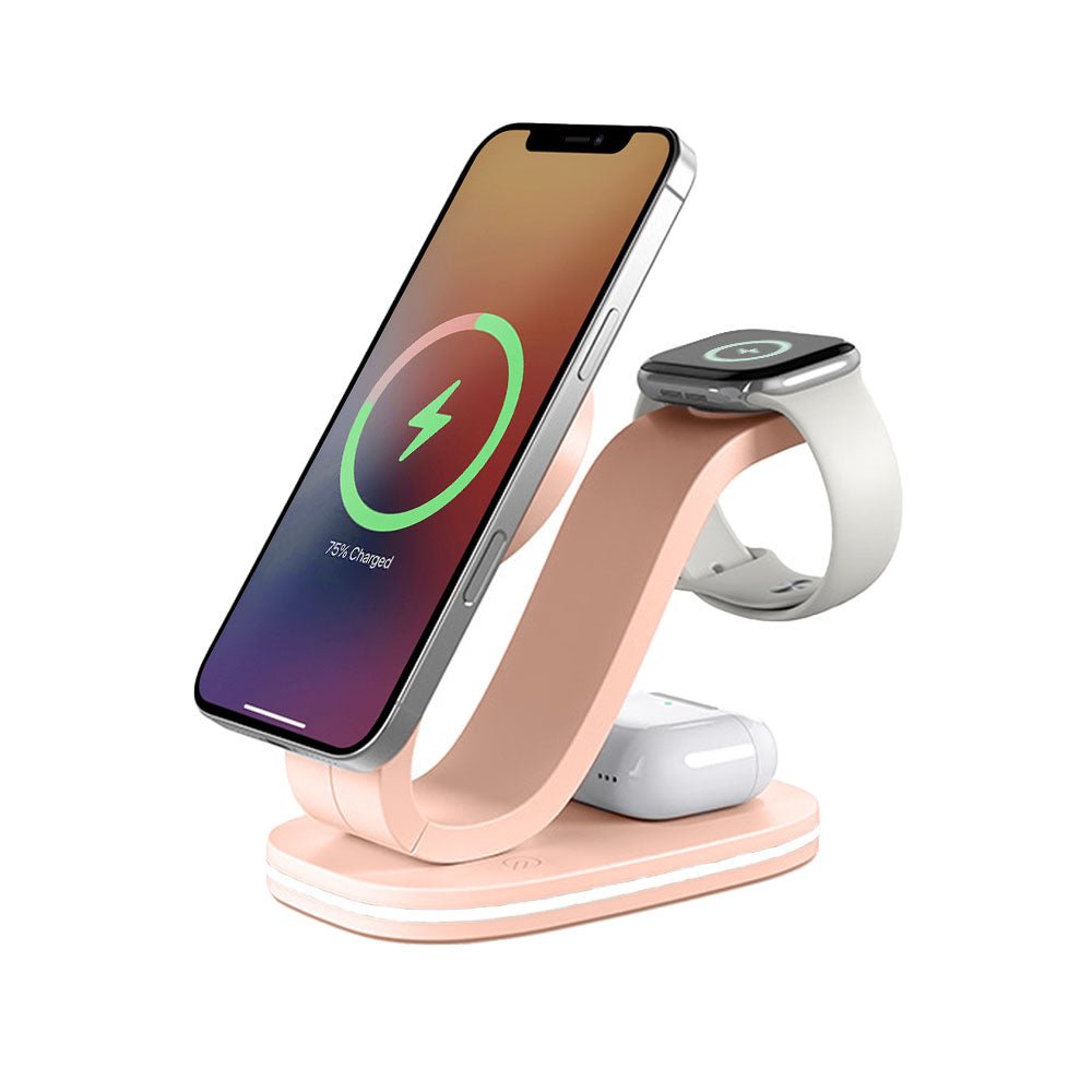 iFlow Trio 3 in 1 MagSafe Wireless Charger - Moderno Collections