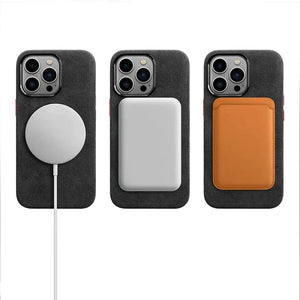 Thumbnail for ImperiumShield Alcantara Leather iPhone Case - Moderno Collections