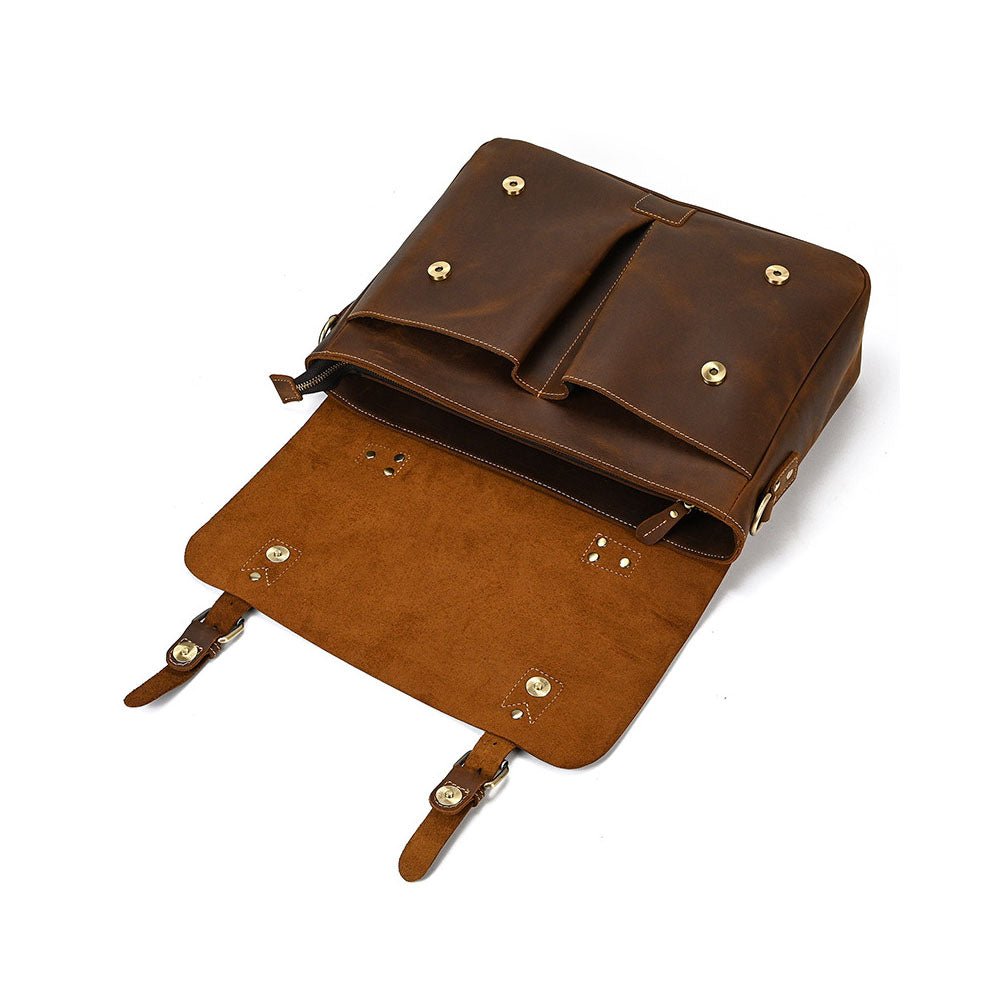 MetroCore Leather Business Bag - Moderno Collections