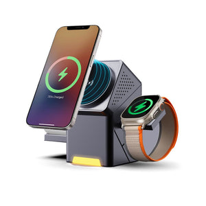 Thumbnail for NeoCharge Cube 3 - in - 1 MagSafe Charger - Moderno Collections