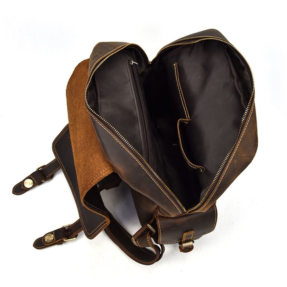 Oakridge Leather Backpack - Moderno Collections