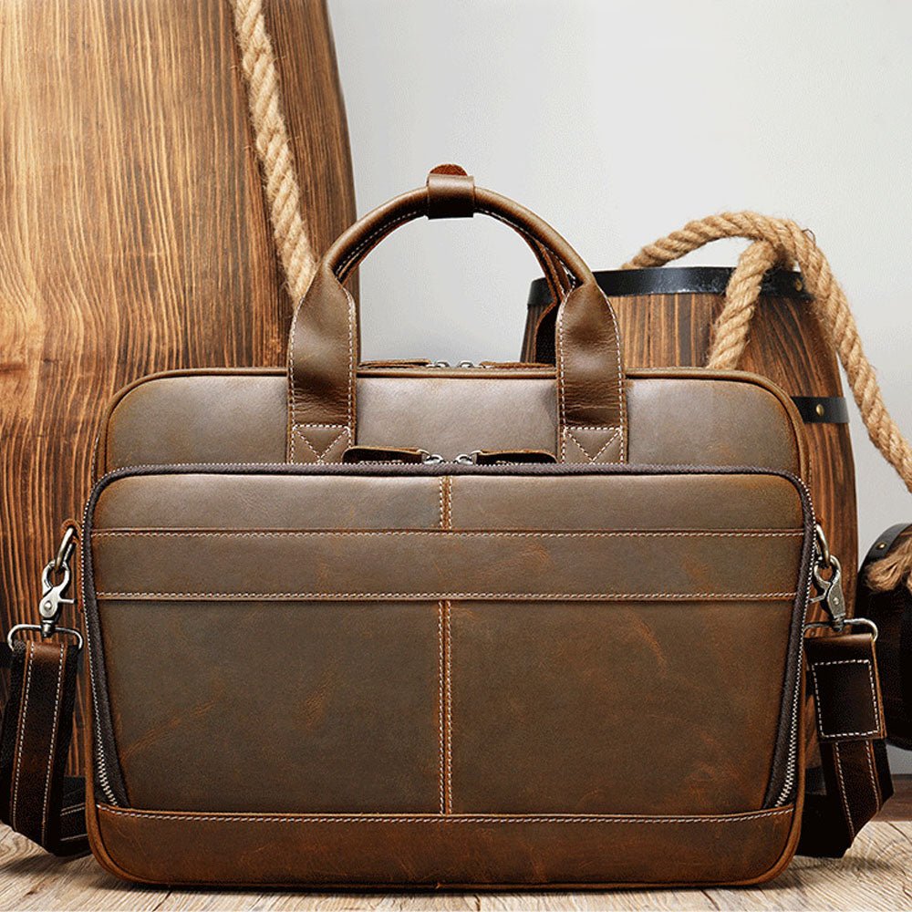 Pathfinder Leather Messenger Bag - Moderno Collections