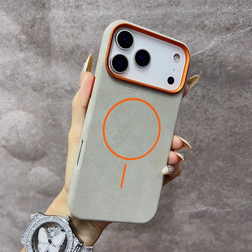 Patina Textured Leather MagSafe iPhone Case - Moderno Collections