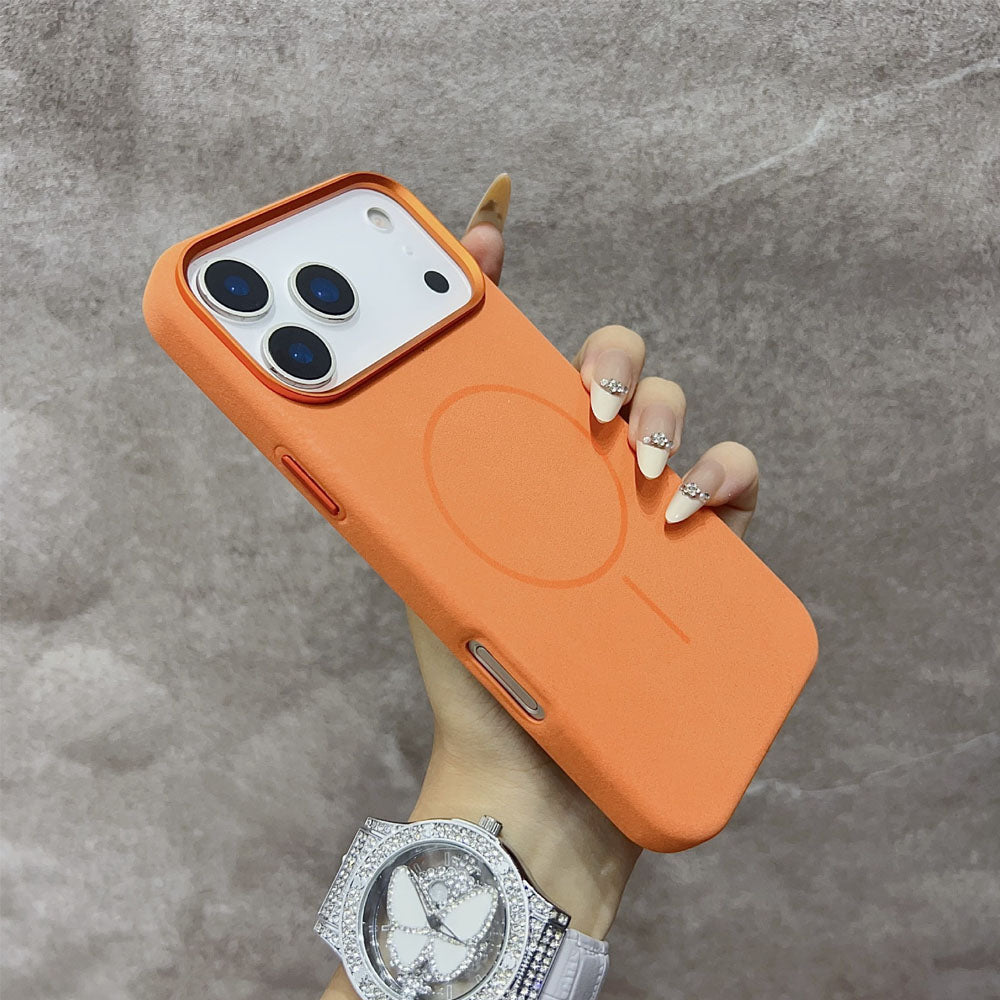 Patina Textured Leather MagSafe iPhone Case - Moderno Collections