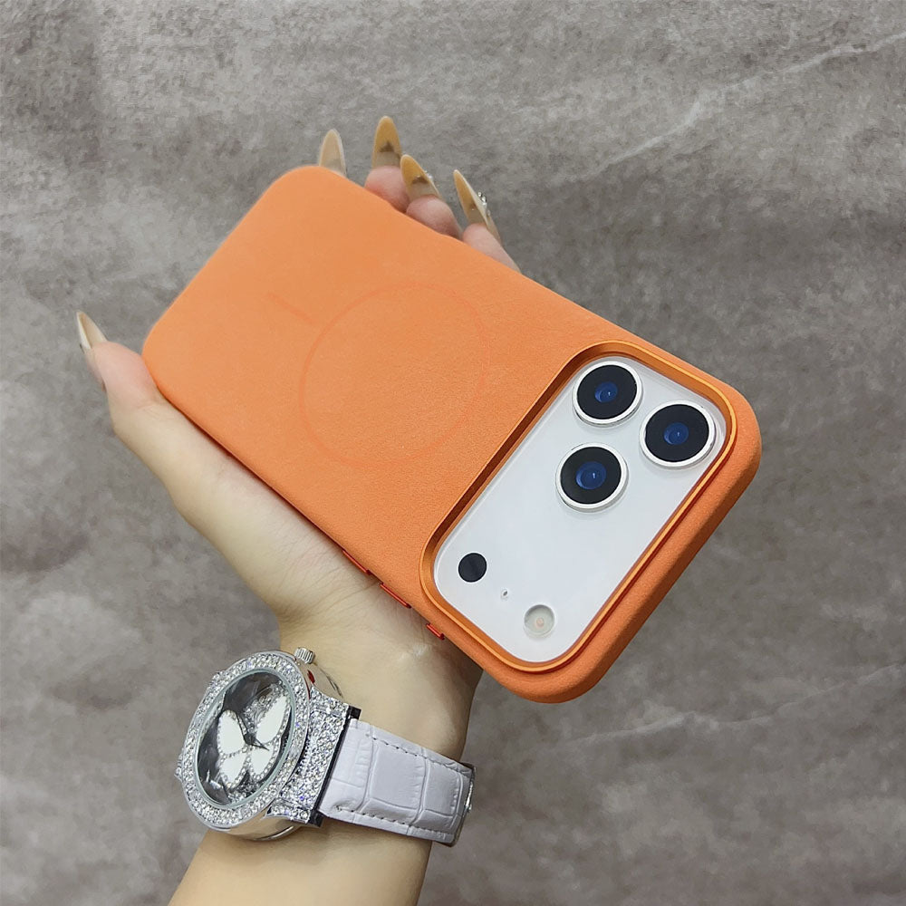 Patina Textured Leather MagSafe iPhone Case - Moderno Collections