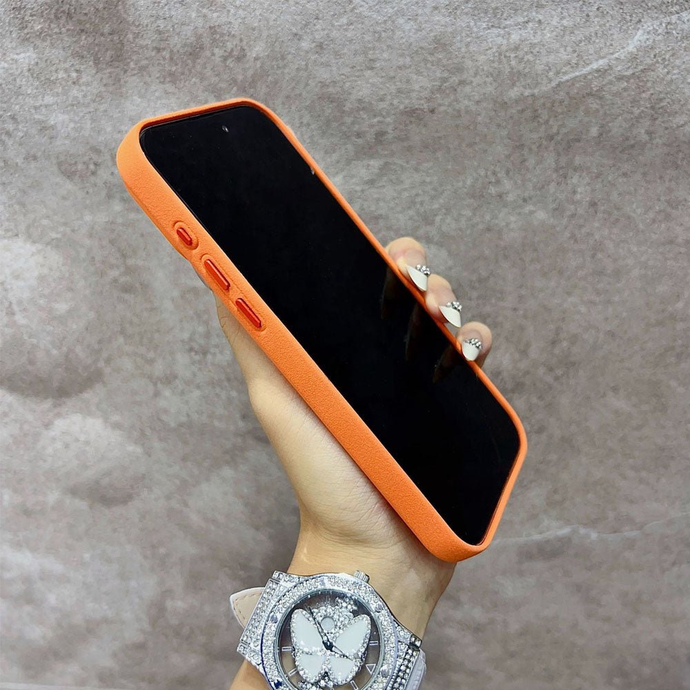 Patina Textured Leather MagSafe iPhone Case - Moderno Collections