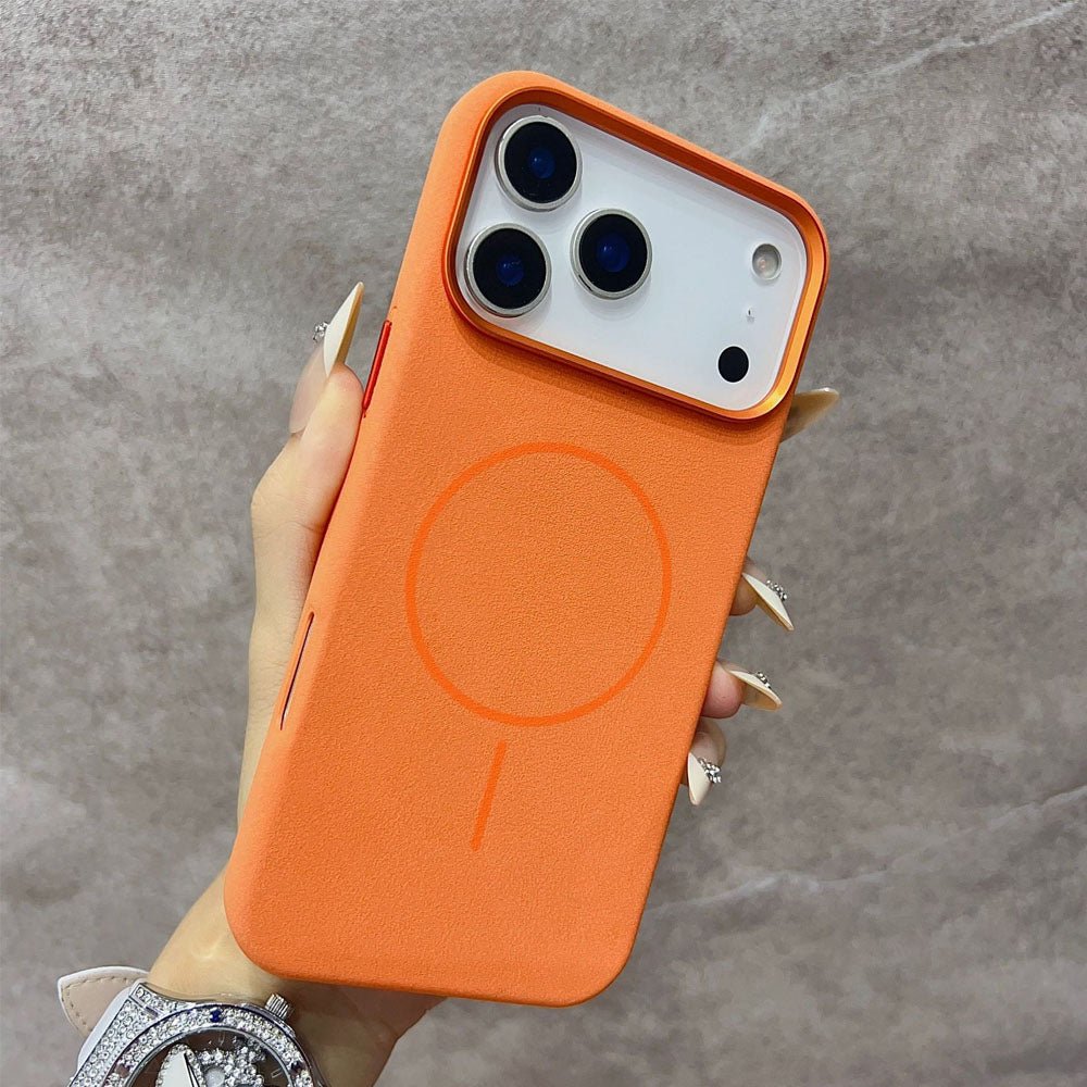 Patina Textured Leather MagSafe iPhone Case - Moderno Collections