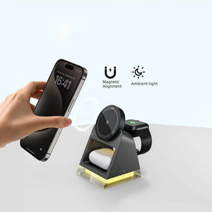 Thumbnail for PowerTrio Plus 3 in 1 MagSafe Charging Hub - Moderno Collections