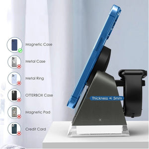 Thumbnail for PowerTrio Plus 3 in 1 MagSafe Charging Hub - Moderno Collections