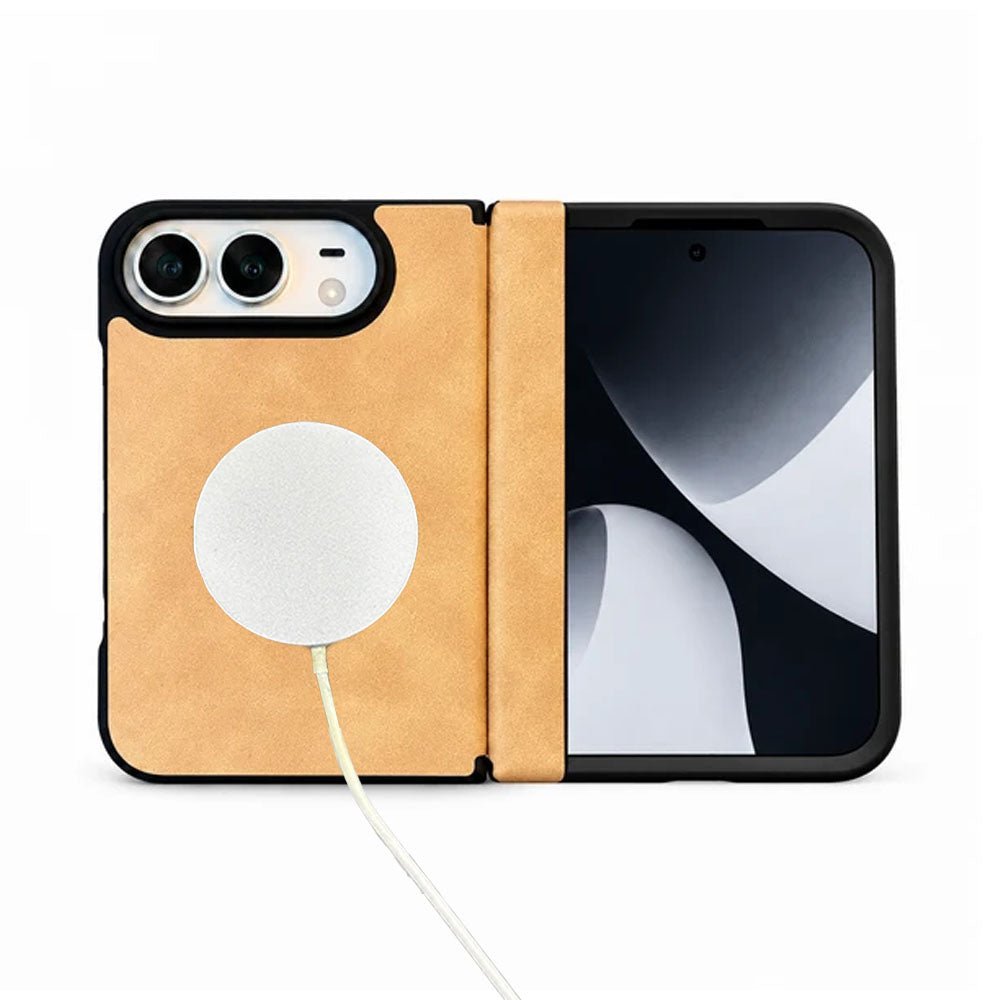 Premium Leather MagSafe Folding iPhone Duo Case - Moderno Collections