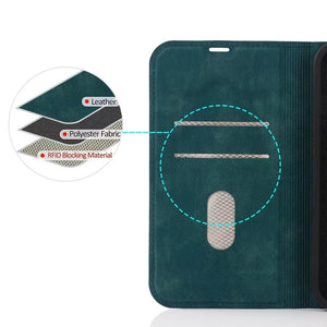 Thumbnail for Premium Leather Wallet MagSafe iPhone Case - Moderno Collections