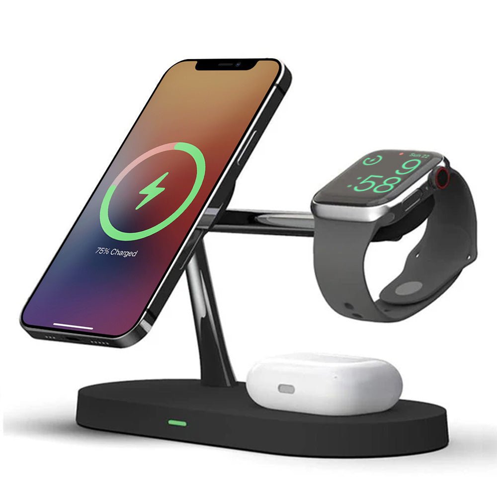 Premium MagSafe 3 in 1 Fast Wireless Charging Stand - Moderno Collections
