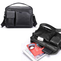 RetroFlex Genuine Leather Messenger Bag