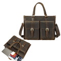 RetroMagna Leather Messenger Bag