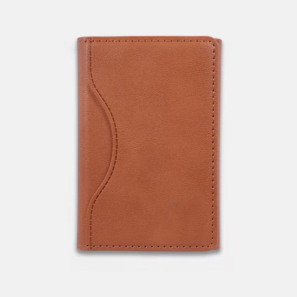 TriFold Snap MagSafe Leather Wallet - Moderno Collections