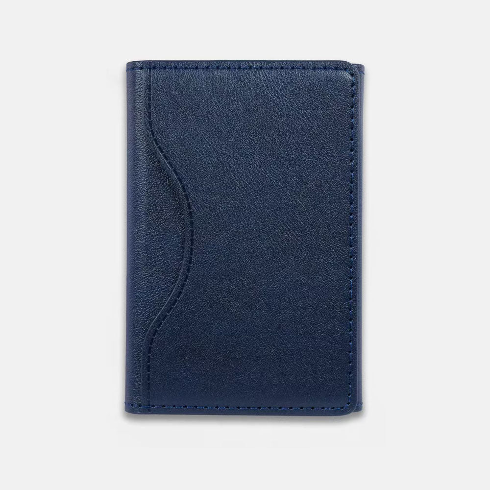 TriFold Snap MagSafe Leather Wallet - Moderno Collections