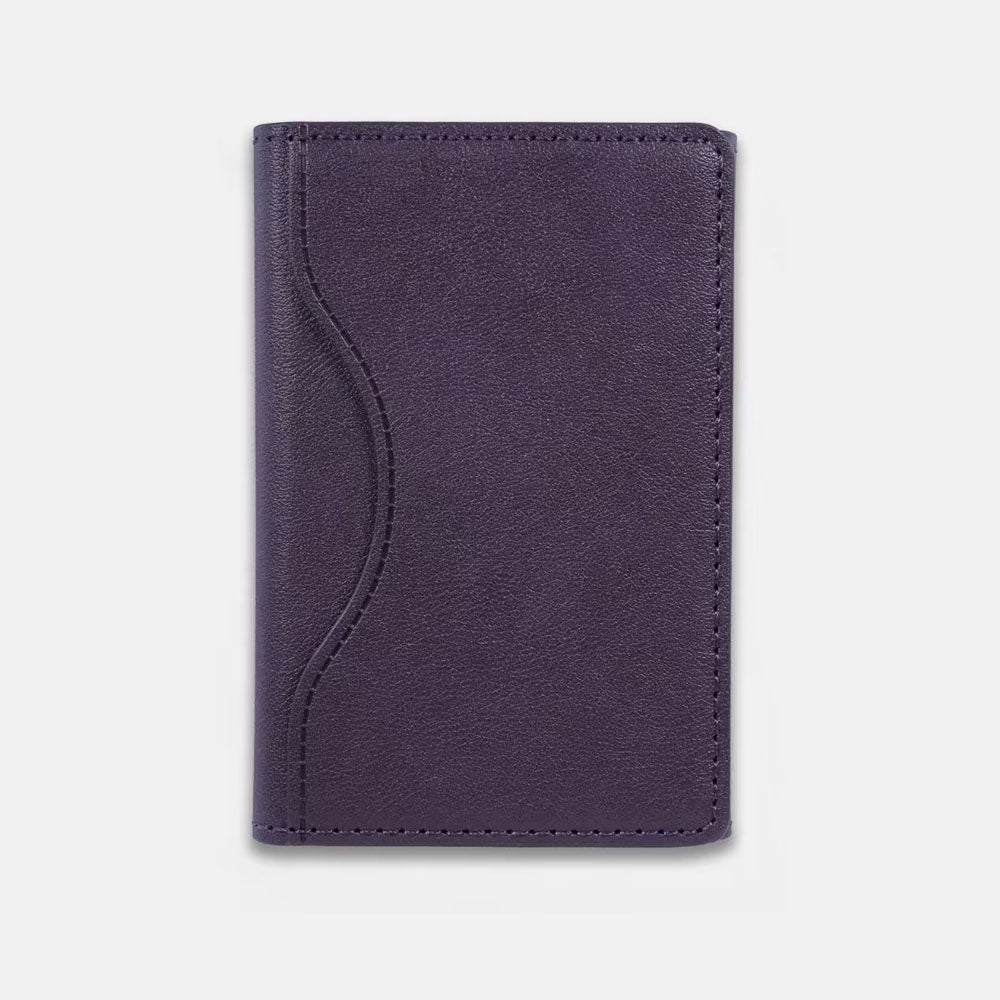 TriFold Snap MagSafe Leather Wallet - Moderno Collections