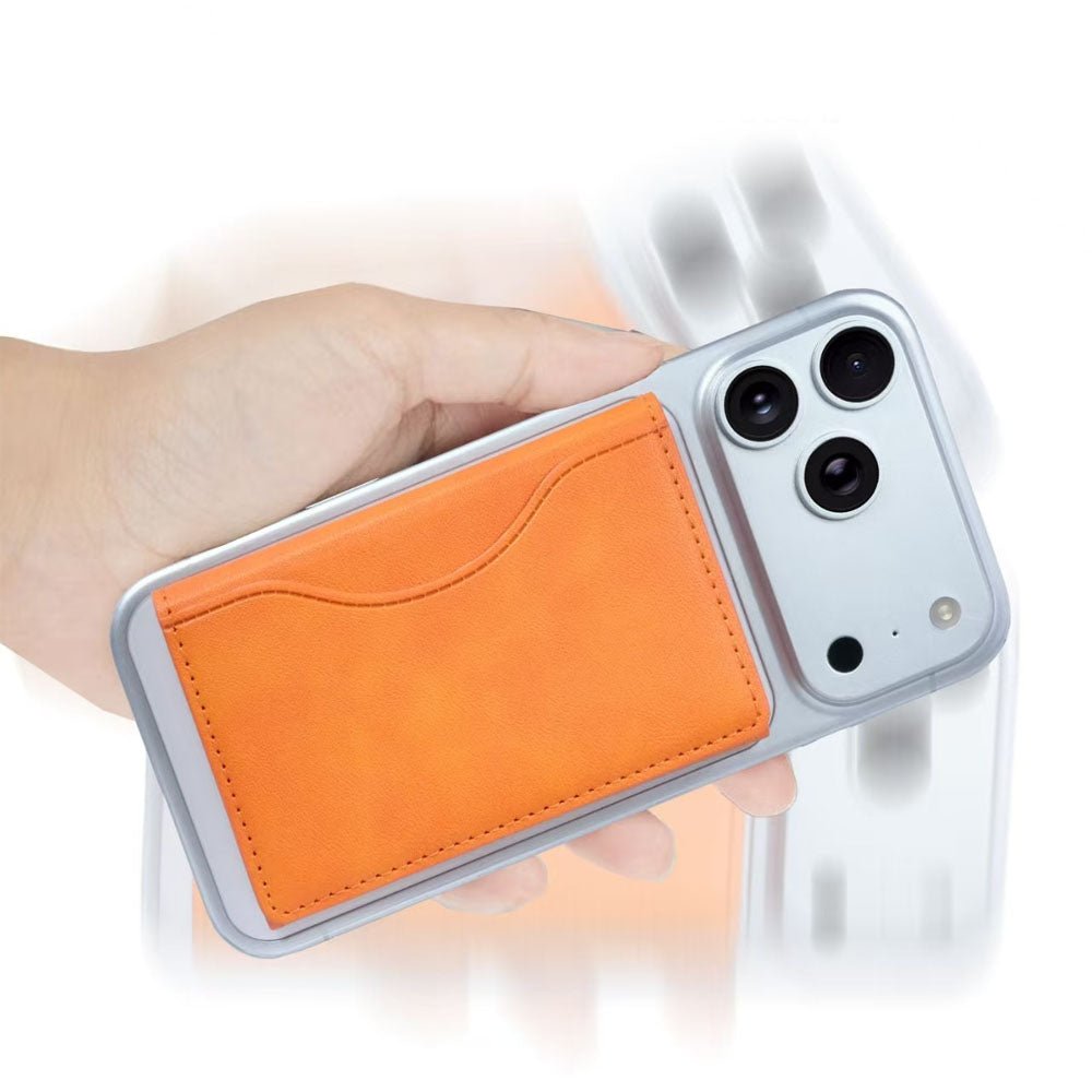 TriFold Snap MagSafe Leather Wallet - Moderno Collections