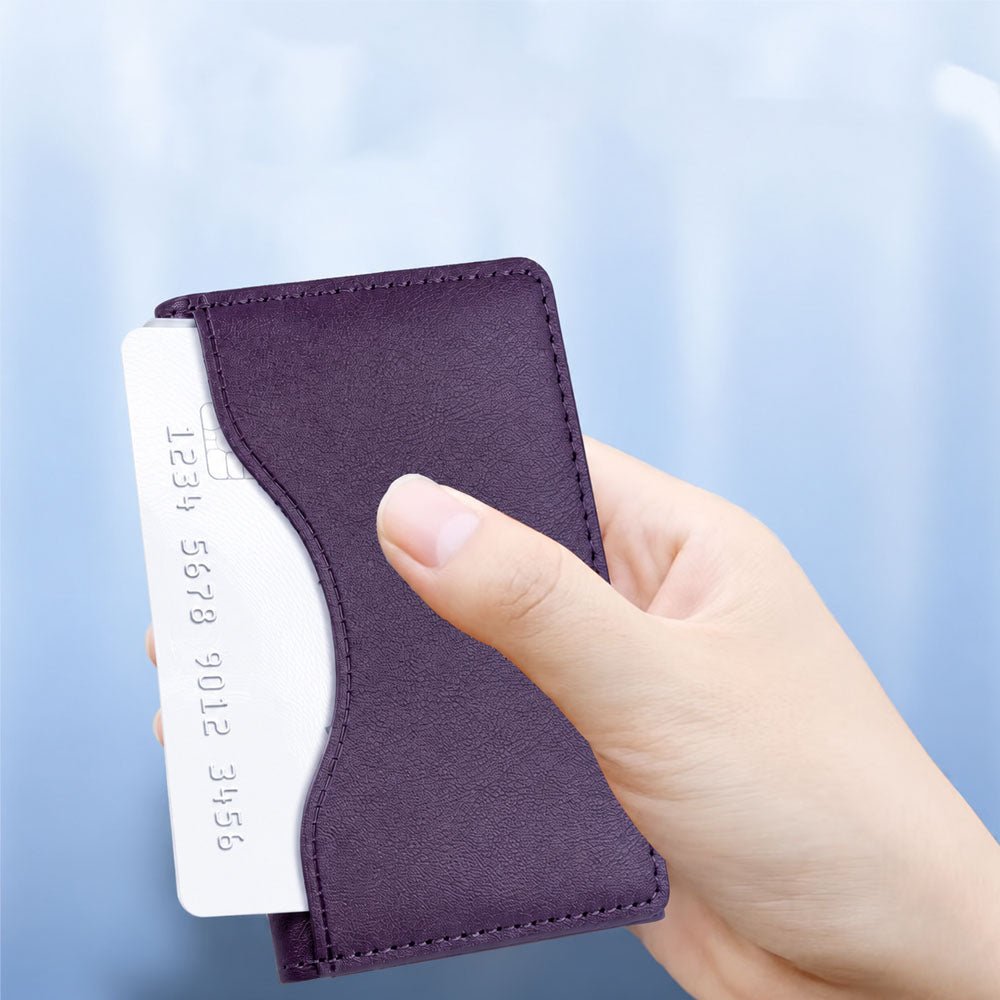 TriFold Snap MagSafe Leather Wallet - Moderno Collections