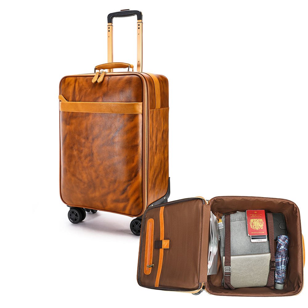 Vanguard Leather Suitcase - Moderno Collections