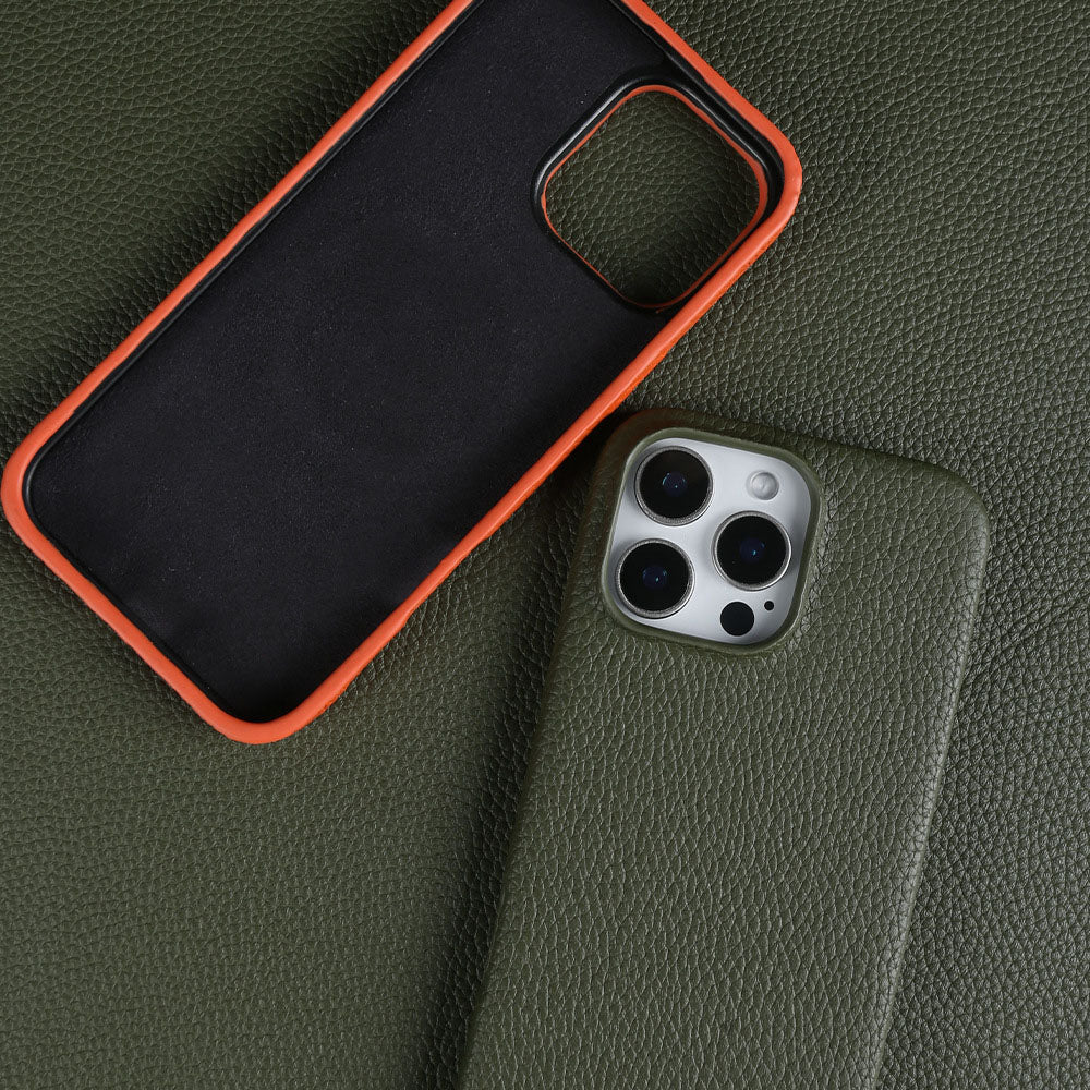VelourArc Leather iPhone Case - Moderno Collections