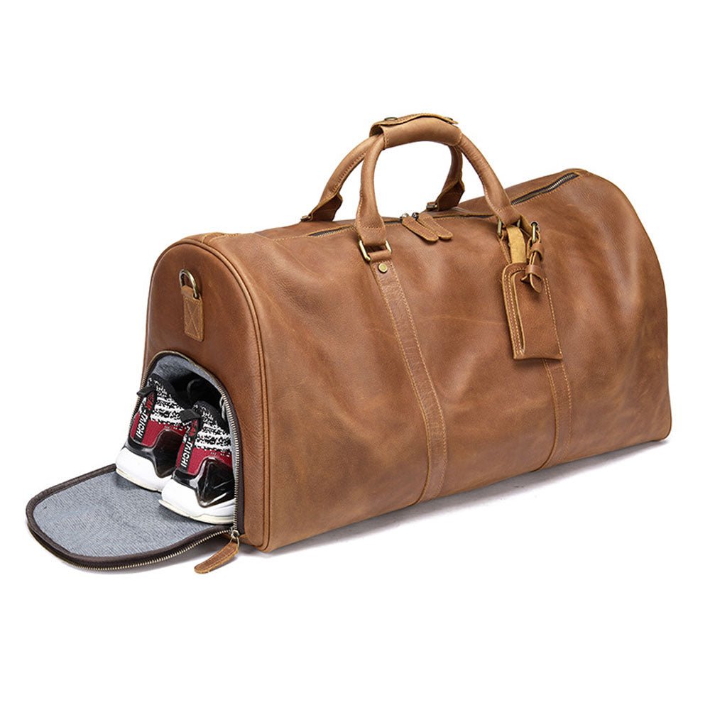 VoyaCraft Pro Leather Duffle Bag - Moderno Collections