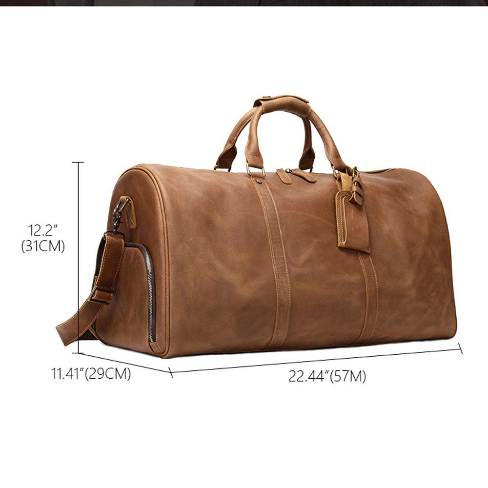 VoyaCraft Pro Leather Duffle Bag - Moderno Collections