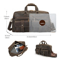 Zypheron Leather Duffel Bag