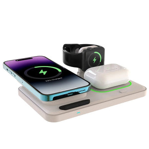 Thumbnail for ChargeSymphony Trio: Multidevice Wireless Charger - Moderno Collections