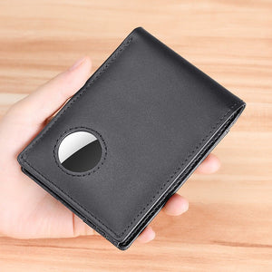 Thumbnail for Genuine Leather Wallet With Airtag Pouch - Moderno Collections