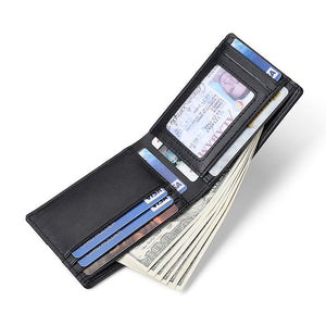 Thumbnail for Genuine Leather Wallet With Airtag Pouch - Moderno Collections