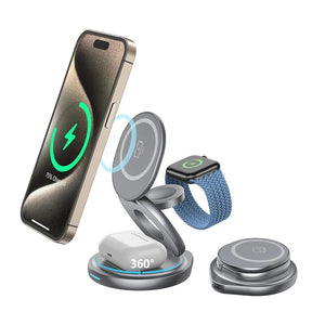 Thumbnail for MagFlex Trio 3 in 1 Wireless Charging Station - Moderno Collections