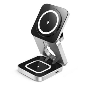 Thumbnail for PowerFold Pro: 3 in 1 Foldable MagSafe Charging Stand - Moderno Collections