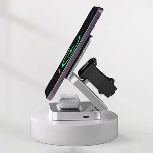 Thumbnail for PowerFold Pro: 3 in 1 Foldable MagSafe Charging Stand - Moderno Collections