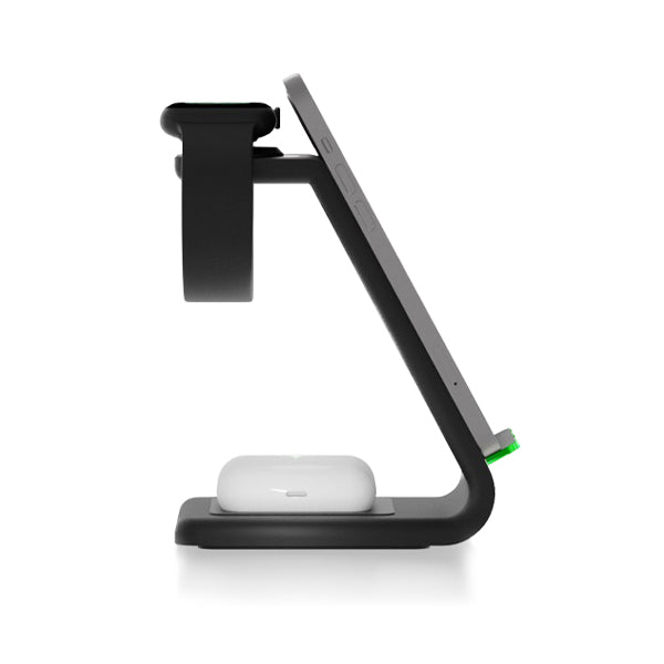 Premium 3 in 1 Fast Wireless Charging Stand for iPhone, Apple Watch &amp; AirPods - Moderno Collections