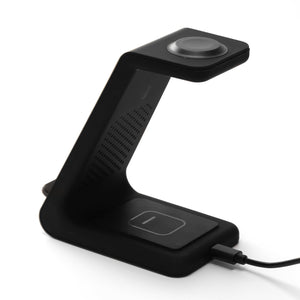 Thumbnail for Premium 3 in 1 Fast Wireless Charging Stand for iPhone, Apple Watch & AirPods - Moderno Collections