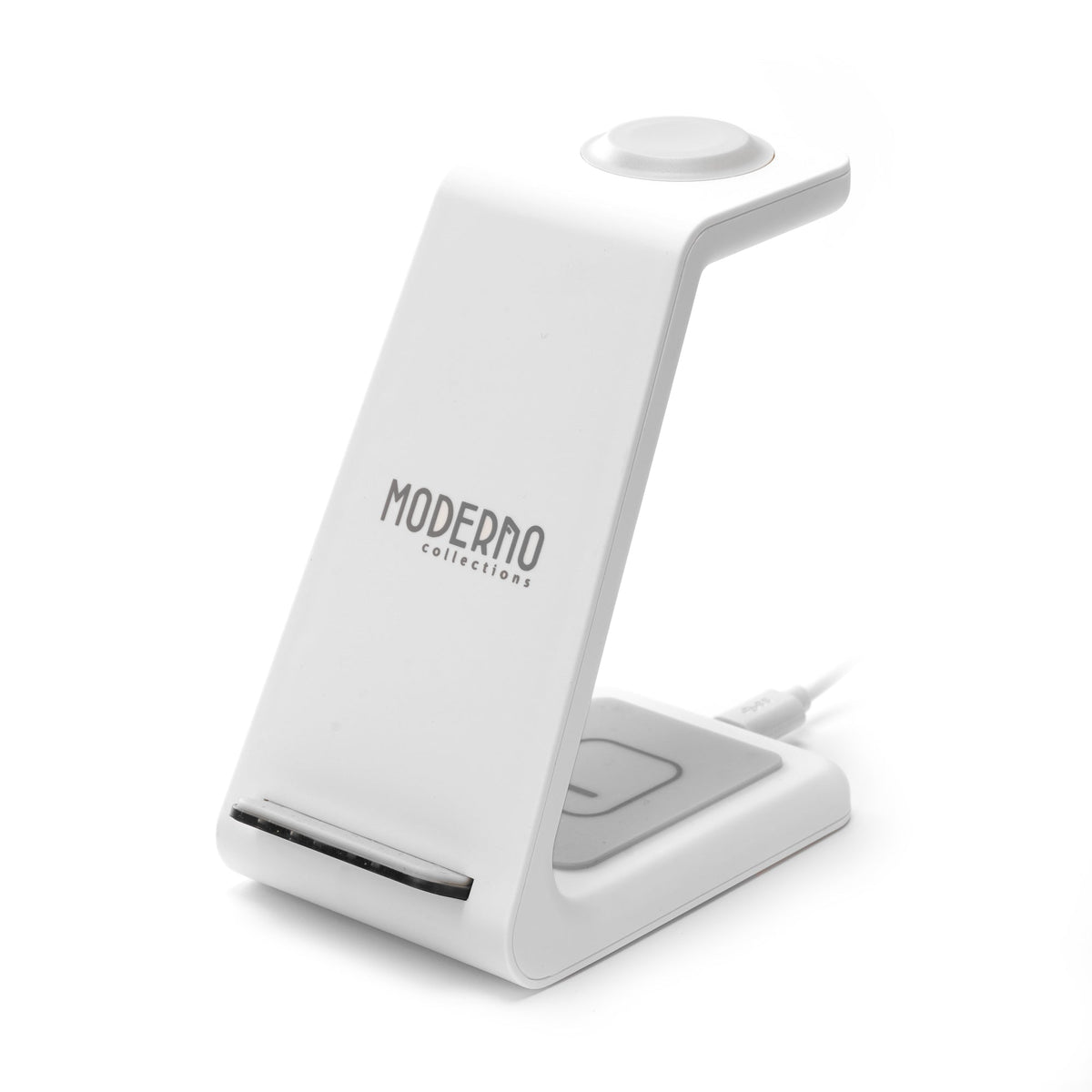 Premium 3 in 1 Fast Wireless Charging Stand for iPhone, Apple Watch &amp; AirPods - Moderno Collections