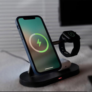 Thumbnail for Premium MagSafe 3 in 1 Fast Wireless Charging Stand - Moderno Collections