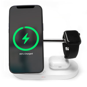 Thumbnail for Premium MagSafe 3 in 1 Fast Wireless Charging Stand - Moderno Collections