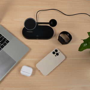Thumbnail for Premium MagSafe 3 in 1 Fast Wireless Charging Stand - Moderno Collections